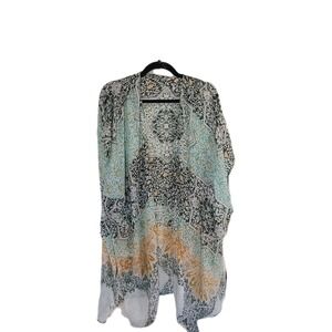 Skyline Women's Colorful Floral Wrap Shaw One Size